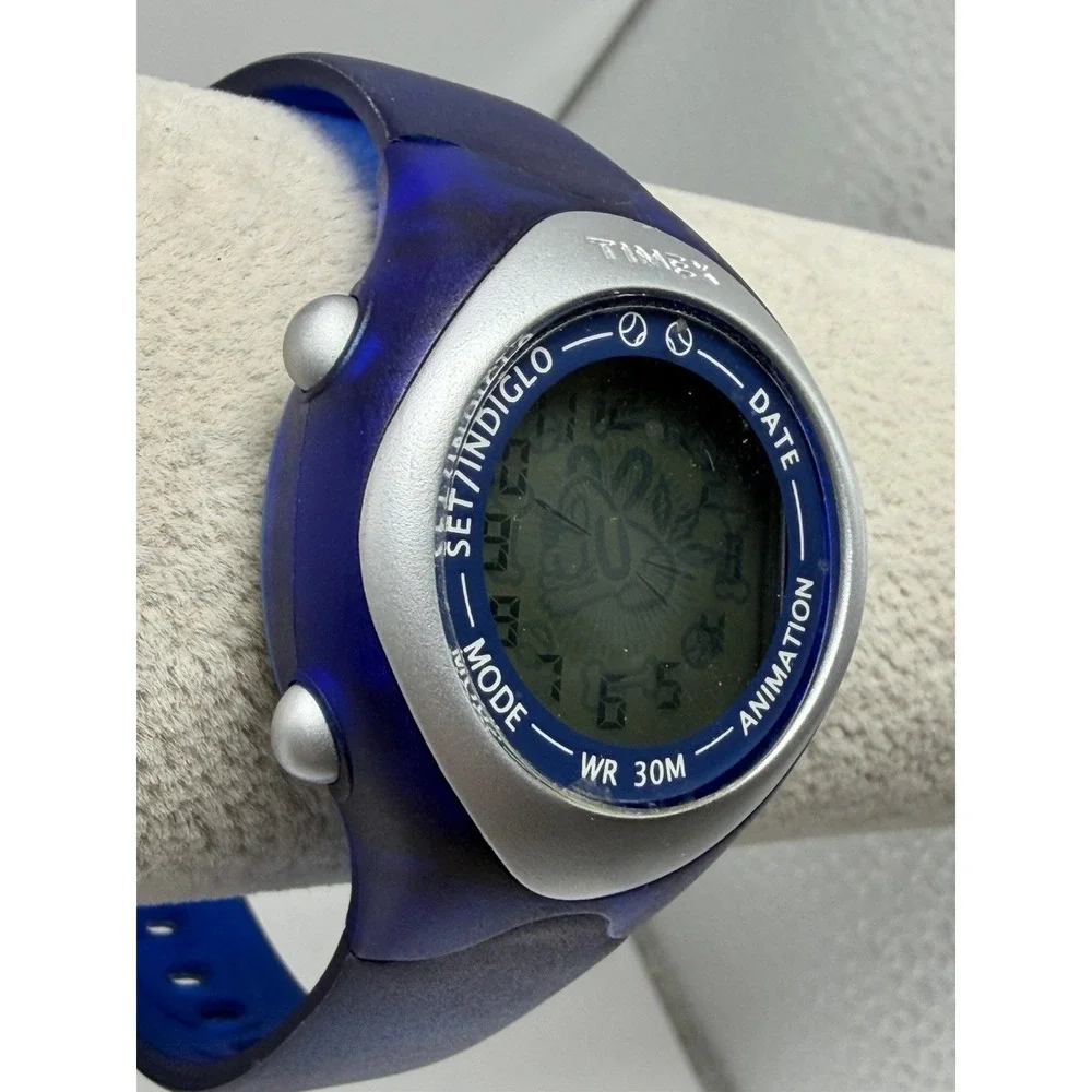 Timex T79171 2005 New Battery Ladies Digital Watch 34MM 7